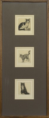 Lot 77 - SADIE, TIGGER AND COLIN, A SET OF THREE ETCHINGS