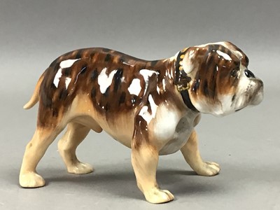 Lot 427 - TWO ROYAL DOULTON BULLDOGS AND ANOTHER