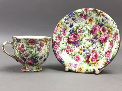 Lot 442 - A ROYAL WINTON 'REPTON' PATTERN BREAKFAST SET AND OTHERS