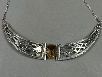 Lot 445 - A COLLECTION OF SILVER SCOTTISH JEWELLLERY