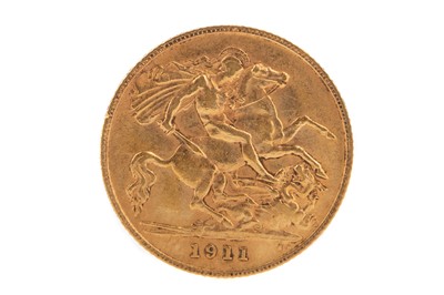 Lot 42 - A GEORGE V GOLD HALF SOVEREIGN DATED 1911