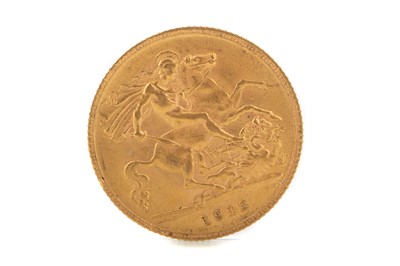 Lot 43 - A GEORGE V GOLD HALF SOVEREIGN DATED 1912