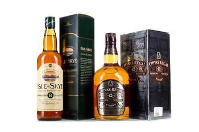 Lot 96 - ISLE OF SKYE 8 YEAR OLD AND CHIVAS REGAL 12 YEAR OLD