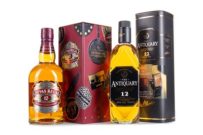 Lot 97 - CHIVAS REGAL 12 YEAR OLD AND ANTIQUARY 12 YEAR OLD