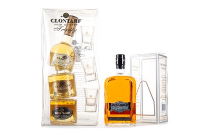 Lot 98 - USQUAEBACH MILLENNIUM 75CL AND CLONTARF TRINITY (3 X 20CL)