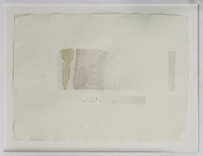 Lot 302 - CONTRA FLOW, A WATERCOLOUR BY MARIAN LEVEN