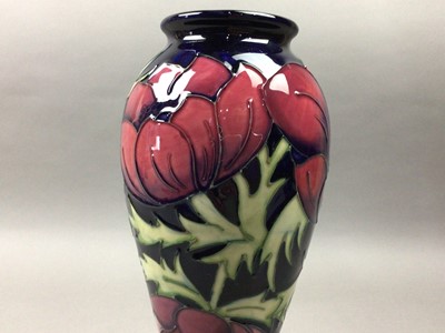 Lot 463 - A MOORCROFT BALUSTER VASE