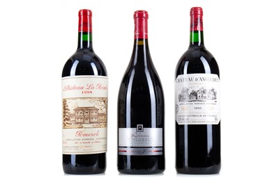 Lot 99 - 3 MAGNUMS OF RED WINE - INCLUDING CHATEAU D'ANGLUDET 1995 MARGAUX