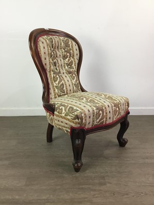 Lot 484 - TWO VICTORIAN NURSING CHAIRS