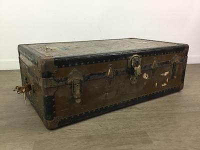 Lot 554 - TWO TRAVEL TRUNKS