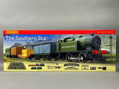 Lot 601 - A HORNBY SOUTHERN STAR TRAIN SET AND THREE OTHER BOX SETS