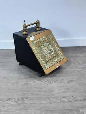 Lot 603 - A BRASS COAL DEPOT AND OTHER ITEMS