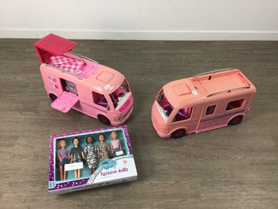 Lot 604 - A BARBIE AMBULANCE AND OTHER TOYS