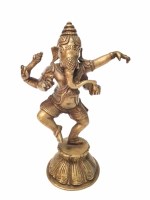 Lot 265 - MID 20TH CENTURY EASTERN GANESH in bronze, the...