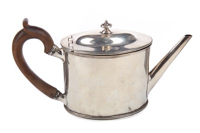 Lot 45 - REGENCY SILVER BACHELOR'S TEAPOT