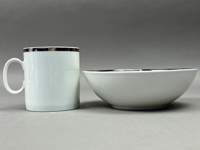 Lot 320A - A WHITE GLAZED PART DINNER SERVICE