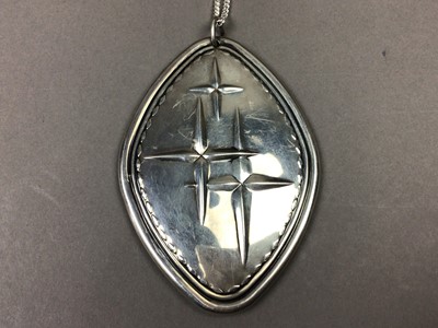 Lot 647 - TWO SILVER PENDANTS
