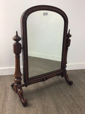 Lot 863 - A VICTORIAN MAHOGANY DRESSING MIRROR