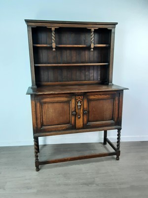 Lot 250A - AN OAK WELSH DRESSER