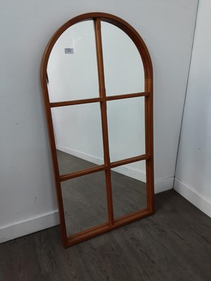 Lot 275A - AN ARCH FRAMED WALL MIRROR