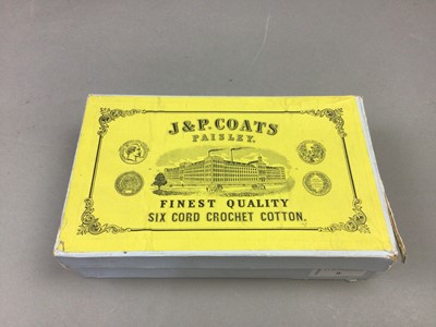 Lot 9 - A SET OF 'J&P. COATS OF PAISLEY FINEST QUALITY SIX CORD CROCHET COTTON