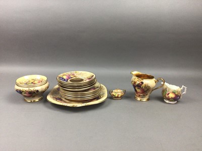 Lot 4 - AN AYNSLEY 'ORCHARD GOLD' PART TABLE SERVICE AND OTHER TEA WARE