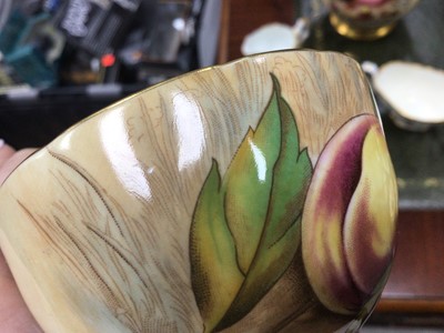 Lot 4 - AN AYNSLEY 'ORCHARD GOLD' PART TABLE SERVICE AND OTHER TEA WARE