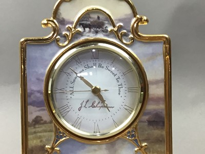 Lot 17 - A LIMITED EDITION JOHN L. CHAPMAN MANTEL CLOCK AND TWO OTHERS