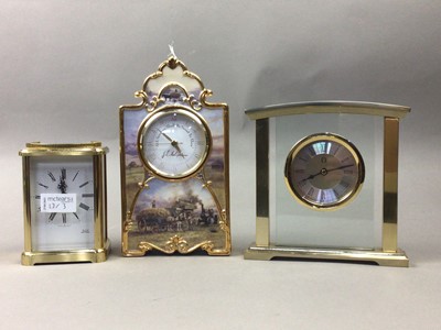 Lot 17 - A LIMITED EDITION JOHN L. CHAPMAN MANTEL CLOCK AND TWO OTHERS