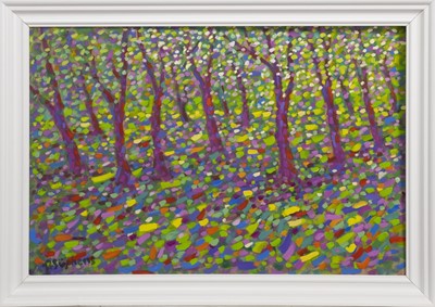 Lot 189 - APPLE ORCHARD BLOSSOM, AN OIL BY PAUL STEPHENS