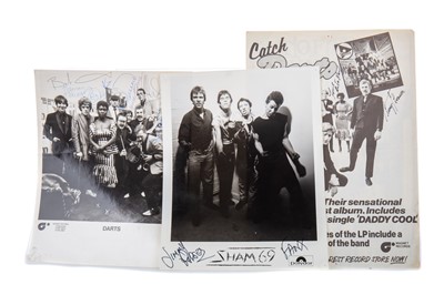 Lot 1058 - A COLLECTION OF PUNK 10X4 PROMOS AND RELATED EPHEMERA