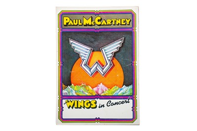 Lot 423 - A PAUL MCCARTNEY AND WINGS IN CONCERT 1975 TOUR PROGRAMME