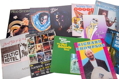 Lot 433 - A GOOD AND VARIED COLLECTION OF ROCK AND OTHER TOUR AND CONCERT PROGRAMMES