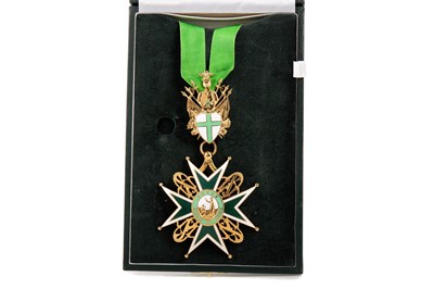 Lot 91 - KNIGHT'S CROSS OF THE MILITARY AND HOSPITALLER ORDER OF ST. LAZARUS OF JERUSALEM