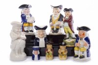 Lot 425 - COLLECTION OF TOBY JUGS to include 19th...