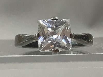 Lot 28 - A LOT OF TWELVE SILVER DRESS RINGS