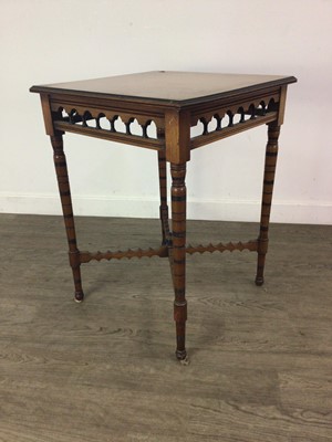 Lot 67 - A VICTORIAN WALNUT OCCASIONAL TABLE