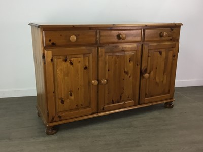 Lot 70 - A PINE SIDEBOARD