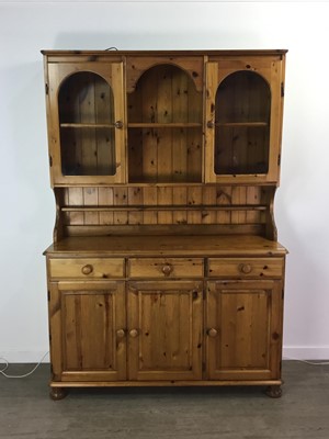 Lot 71 - A PINE EFFECT DRESSER