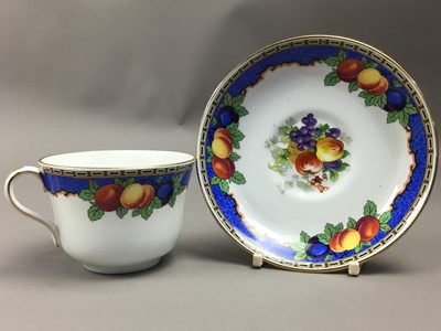 Lot 82 - A GROUP OF VARIOUS GLASS WARE AND A PART TEA SERVICE