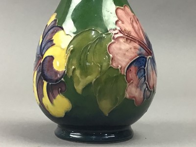 Lot 73 - A MOORCROFT VASE AND A SHALLOW BOWL