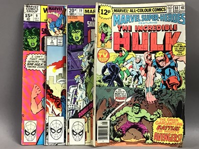 Lot 1074 - MARVEL COMICS - THE INCREDIBLE HULK