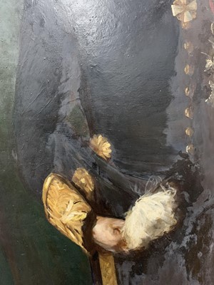 Lot 417 - PORTRAIT OF EDWARD THEODORE, LORD SALVESEN, AN OIL