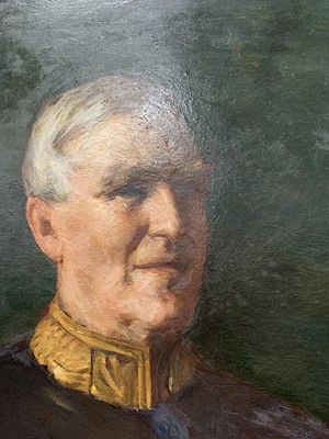 Lot 417 - PORTRAIT OF EDWARD THEODORE, LORD SALVESEN, AN OIL
