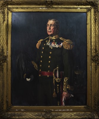 Lot 419 - PORTRAIT OF EDWARD THEODORE, LORD SALVESEN, AN OIL