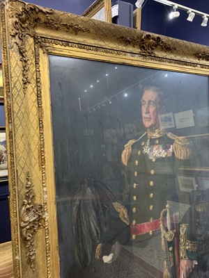 Lot 419 - PORTRAIT OF EDWARD THEODORE, LORD SALVESEN, AN OIL