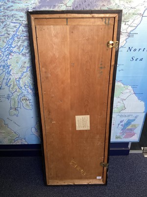 Lot 166 - AN EARLY 20TH CENTURY FOLK ART CARVED AND PAINTED WOOD MODEL OF AN ATLANTIC SALMON