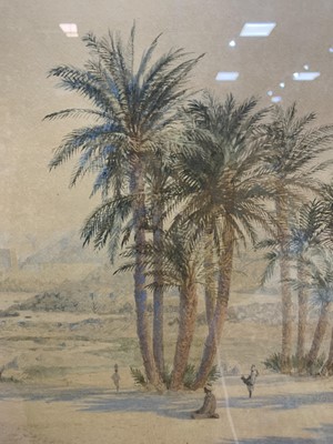 Lot 415 - OASIS, A WATERCOLOUR BY ANDREW MACCALLUM