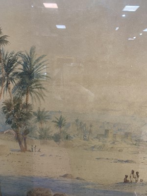 Lot 415 - OASIS, A WATERCOLOUR BY ANDREW MACCALLUM