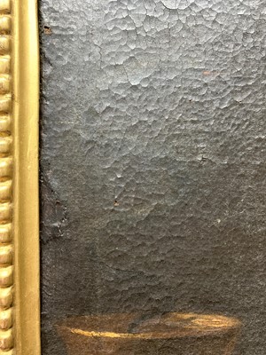 Lot 413 - READING MAN, AN OIL IN THE MANNER OF CARAVAGGIO